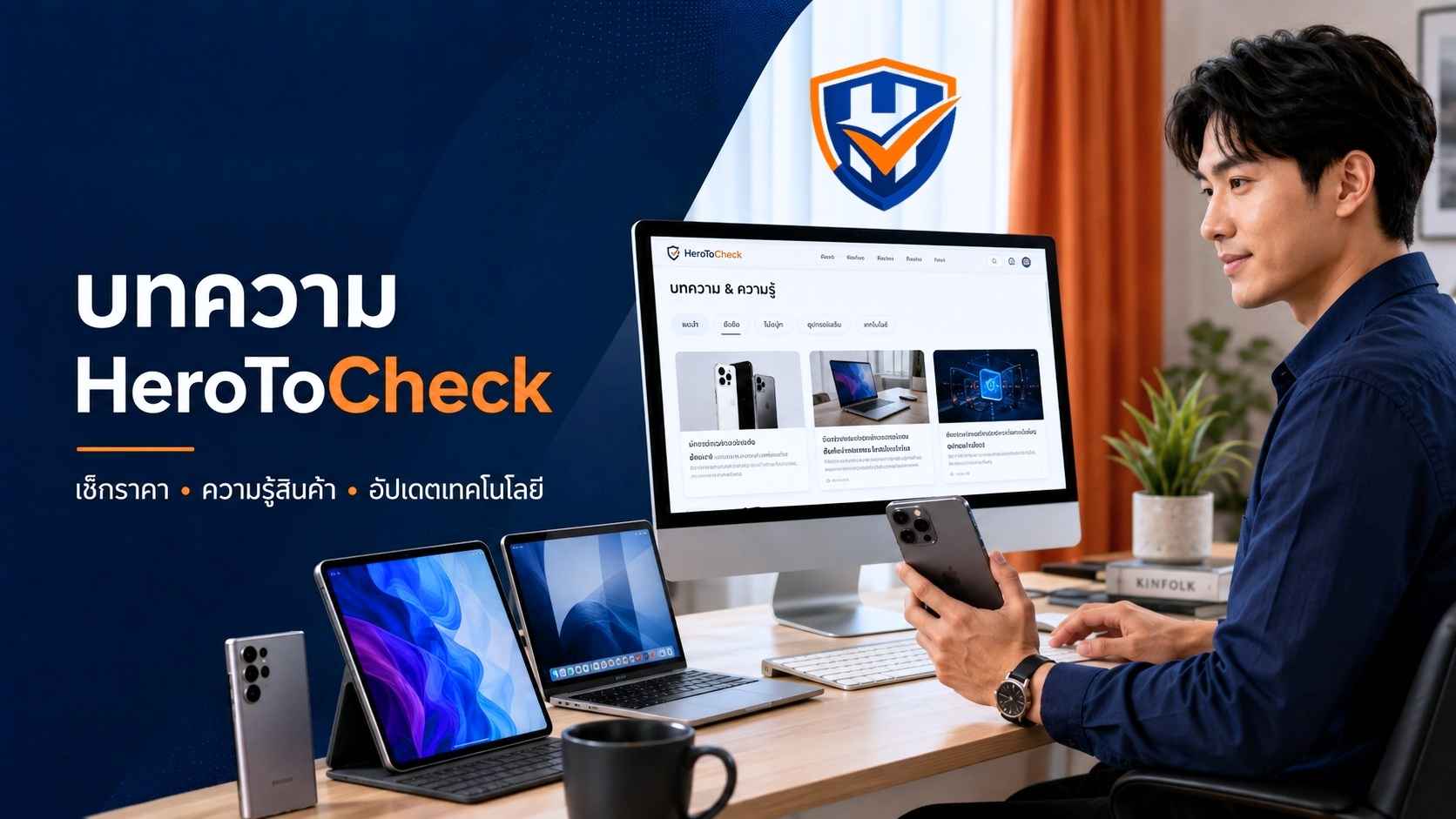 บทความ HeroToCheck รวมข้อมูลเช็กราคาและประเมินอุปกรณ์ Apple Samsung