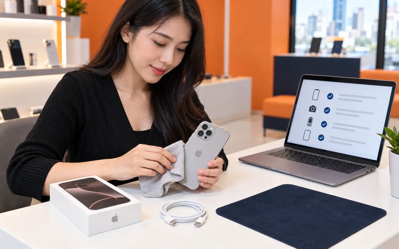 เตรียม iPhone 16 Pro Max ก่อนขายและประเมินราคามือสองกับ HeroToCheck